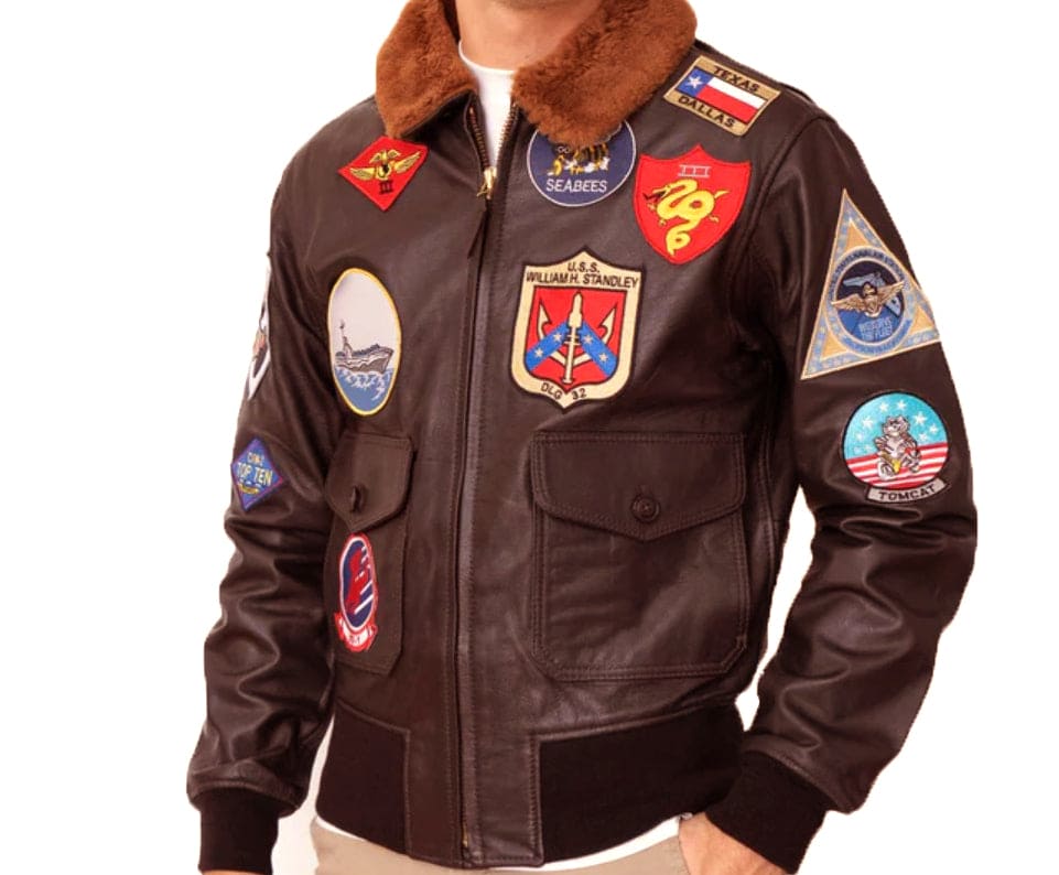 Tom Cruise Top Gun Movie-Inspired RAF Aviator Pilot Bomber Jacket