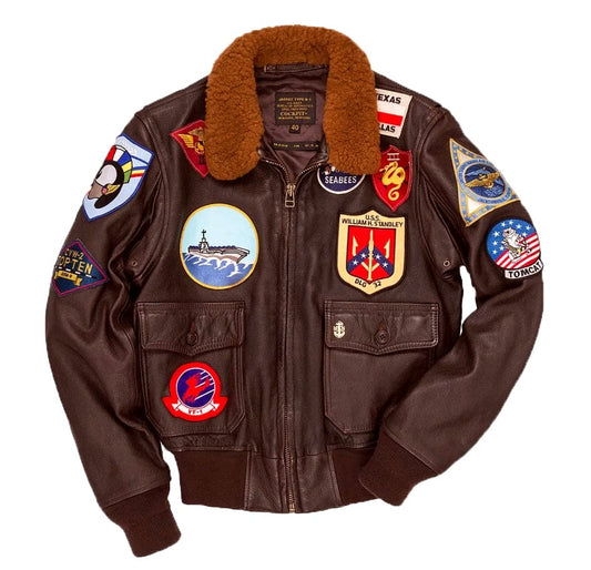 Tom Cruise Top Gun Movie-Inspired RAF Aviator Pilot Bomber Jacket