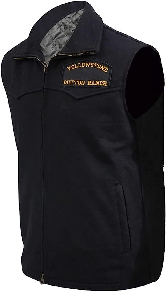 Cole Hauser Rip Wheeler Yellowstone Lightweight Black Cotton Jacket for Men - MNCLeather