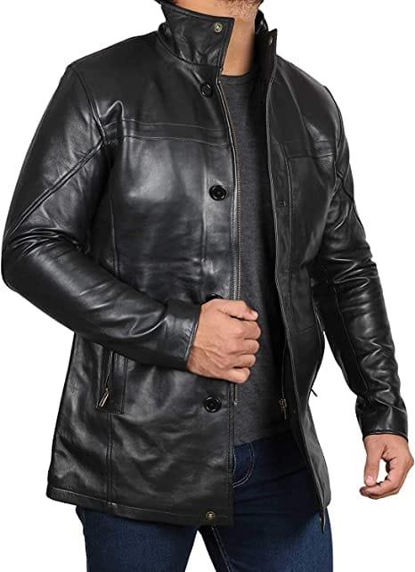 Dean winchester outlet black leather jacket